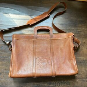 GHURKA Vintage Marley Hodgson Expediter No 34 Brown Leather Briefcase
